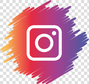 Instagram Logo Png Paint Brush Colour   Logo Instagram Png 2019  Transparent Png