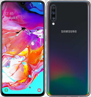 Samsung Galaxy A70 Coming To Us   Samsung A70 Black  HD Png Download