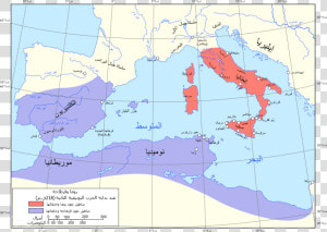 Map Of Rome And Carthage At The Start Of The Second   Ancient Rome Northern Africa  HD Png Download