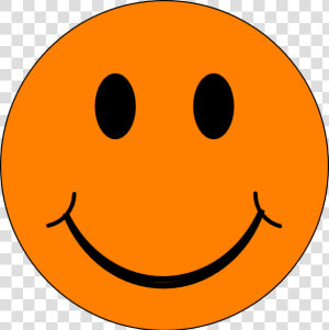 Orange Smiley Face Png   Orange Smiley Face Emoji  Transparent Png