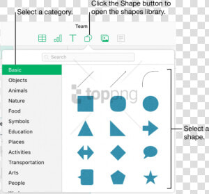 Free Png Formatting Multiple Shapes In Keynote Png   Keynote Shapes  Transparent Png