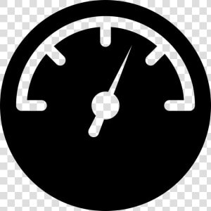 Speedometer Circular Tool Symbol   Over Speed Alert Icon  HD Png Download