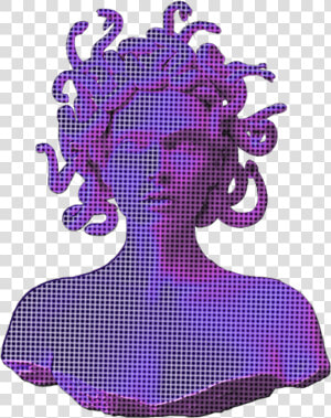 Ftestickers Sculpture Vaporwave Aesthetic Holographic   Vaporwave Aesthetic Transparent Png  Png Download