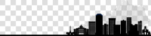 Smp   Lexington Ky Skyline Black And White  HD Png Download