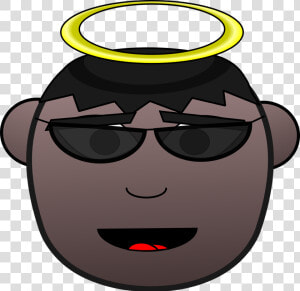 Angel  African American  Cool  Sunglasses  Clip Art   Angel Wearing Sunglasses  HD Png Download