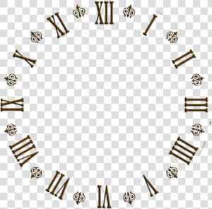 Amarna Artesanato E Imagens   Roman Numeral Clock Printable  HD Png Download