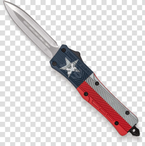 Small Ctk 1 Drop Point Texas Flag   Cobratec Knives Texas Flag  HD Png Download