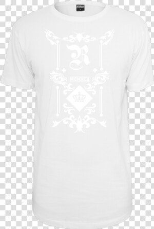 N7 Logo T shirt Urban Classics Long Tee White   Ladies White Tee Shirt  HD Png Download