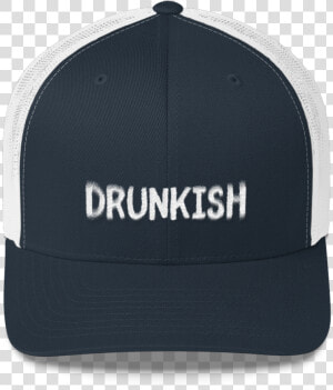 Drunkish Mockup Front Navy white   Baseball Cap  HD Png Download