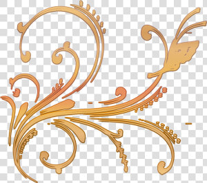 Clip Art Scroll Sticker Design With Ornate Vector And   Ornate Design Transparent Background  HD Png Download