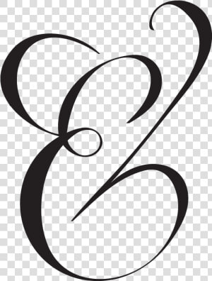 Ampersand Typography Lettering Font   Esperluette Calligraphie  HD Png Download