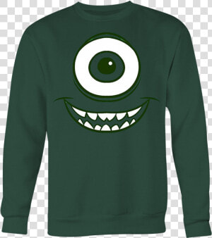 Monsters Inc Mike Wazowski T shirt   Long sleeved T shirt  HD Png Download