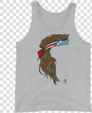 Usa Mullet Tank Top   Sleeveless Shirt  HD Png Download