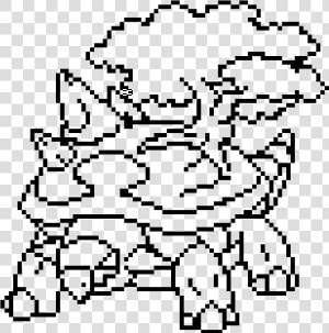 Torterra En Pixel Art  HD Png Download