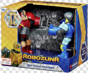 Robozuna Action Figures Toy Review  Shopping 2   Product review    Robozuna Battling Figure Dual Pack mangle Vs Blockhead  HD Png Download