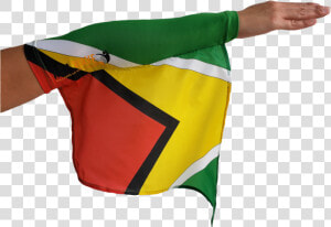 Guyana Arm And Foot Flag Modern Wear   Academic Dress  HD Png Download