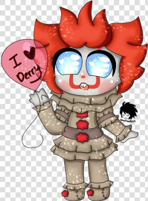 Collection Of Free Pennywise Drawing Clipart Download   Pennywise Fan Art Cute  HD Png Download