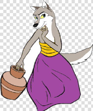 Wolf Clipart At Free For Personal Use Transparent Png   Female Wolf Cartoon  Png Download