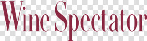 Wine Spectator  HD Png Download