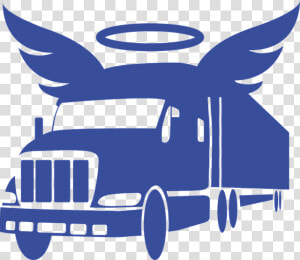 Angel  Wing  Guardian Angel  Protection  Truck   Semi Truck With Angel Wings  HD Png Download