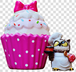 Baker  Cooking  Coffee  Cupcake  Owl  Cake   Küçük Oyuncak Pasta  HD Png Download