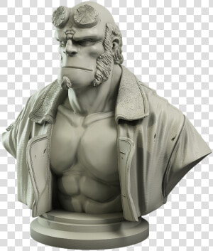 The Board Game   Hellboy Collector  39 s Bust Set  HD Png Download