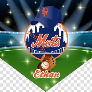 Mets Home Plate Individual Team Pennant   New York Mets  HD Png Download