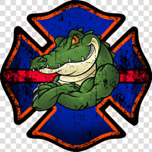 Florida Gator Firefighter Decal   Shelby County Fire Department Logo  HD Png Download