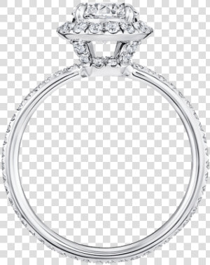 The One  Cushion cut Diamond Micropavé Engagement Ring   One Harry Winston  HD Png Download