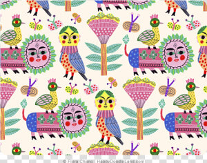 Folk Pattern© Flora Chang  HD Png Download