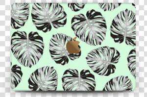 Mint Leaves Skin Macbook 12”   Black White Jungle Bladeren  HD Png Download