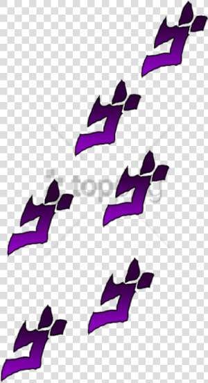 Transparent Violet Clip Art   Jojo Menacing Png  Png Download