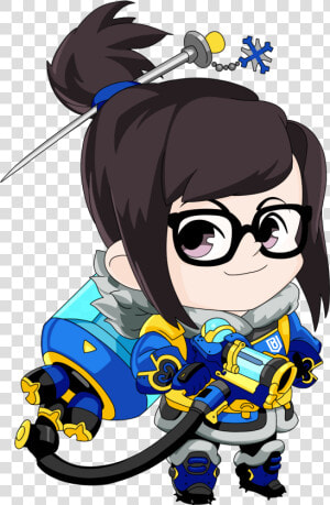 Overwatch Mei Cute Spray  HD Png Download