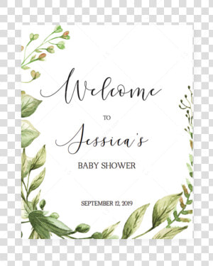 Welcome To Baby Shower Sign Editable Pdf Template Green   Mom Osa Bar Sign Printable Free  HD Png Download