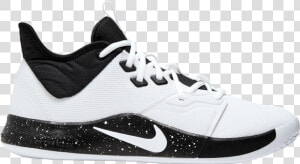 Nike Pg 3 White black Oreo Paul George Mens Basketball   Nike Pg 3 White And Black  HD Png Download