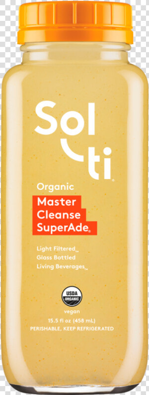 Master Cleanse Superade   Bottle  HD Png Download