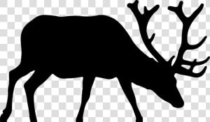 Free Photo Silhouette Deer Elk Antlers Animal   Elk Silhouette Transparent  HD Png Download