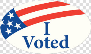 Transparent I Voted Sticker Png   Transparent I Voted Sticker  Png Download