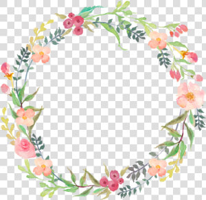 Flower Wreath Png   Flower Wreath Png Transparent  Png Download