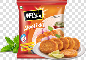 Mccain Traditional Indian Crispy Vegetable Aloo Tikki   Mc Can French Fries  HD Png Download