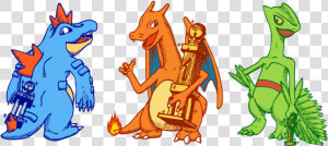 Sceptile Charizard Feraligatr  HD Png Download