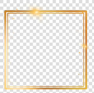  square  golden  border  neon  geometric  frame  overlay   Paper Product  HD Png Download