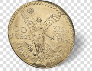 50 Peso Gold Coin  HD Png Download