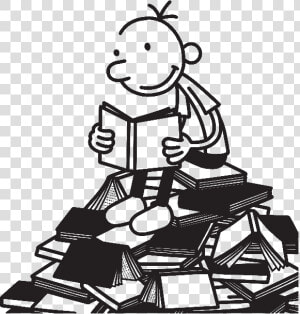 Diary Of A Wimpy Kid Greg Reading  HD Png Download