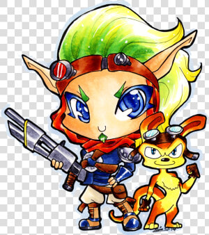 Transparent Jak And Daxter Png   Jak And Daxter Chibi  Png Download