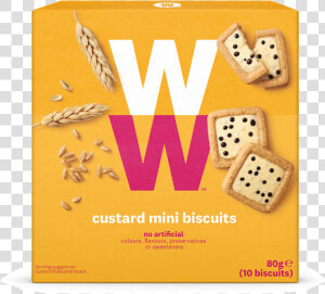 Weight Watchers Mini Custard Biscuits 10 Pack  HD Png Download