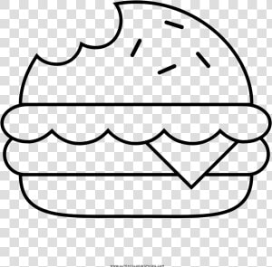 Cheeseburger Coloring Page   Cheeseburger  HD Png Download