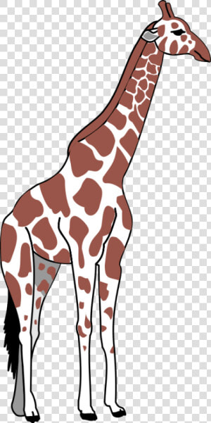 Giraffe Svg Clip Arts   Tall And Short Clipart  HD Png Download