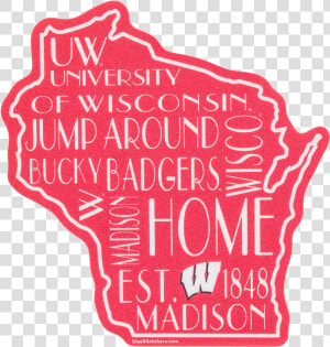 Cover Image For Blue 84 Wisconsin Outline Decal   Wisconsin Outline  HD Png Download