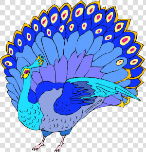 Free Peacock Clipart   Proud As A Peacock Similes  HD Png Download